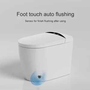 2023 Factory Supplier Automatic Toilet Water Saving System Tankless Smart Wc for Hotel Intelligent Floor Mounted Toilet