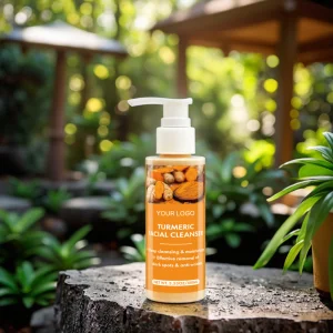 Organic Herbal Kojic Acid And Turmeric Face Wash Deep Cleansing Facial Whitening Cleanser Supports Private Label Skin Care Set
