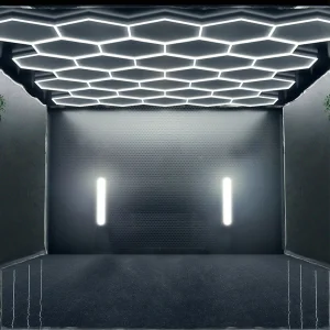 Professional Factory Custom LED Light Aluminum Hexagonal Cellular Garage Work Light for Residential Office AC Power Supply