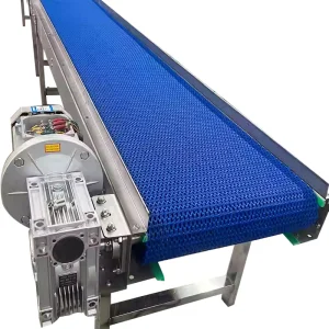 Customized Plastic Modular Belt Conveyor Automatic and Durable POM Stainless Steel Conveyor System for Food Production Lines