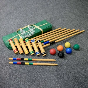 Wholesale High Quality Wooden Croquet Set For Outdoor Recreation Manufacturer, Factory