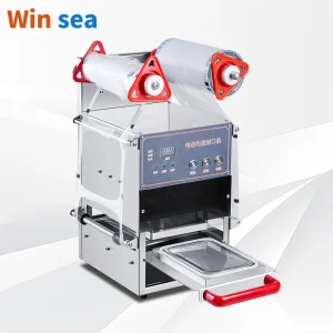 Small Lunchbox Packaging Aluminum Foil Tray Sealer