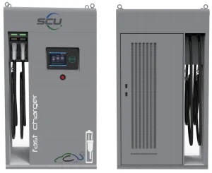 SCU 150KW DC EV Electric Vehicle Charging Stations Floor-Stand Type CCS2 CHAdeMO Connectors Remote Diagnostic Platform New