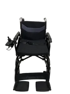 Durable Steel Manual Wheelchair with Foldable Backrest for Easy Transport