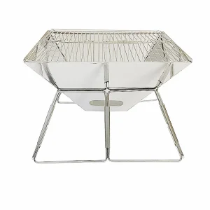 Square Firewood Charcoal BBQ Outdoor Camping Rack