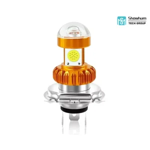 Ultra High Brightness Motorcycle LED Lens Spotlights H4 Three Claw Motorcycle Lights Electric Vehicle LED Headlights