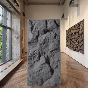 Lightweight Mountain Polyurethane Rock Stone 3D Wall Panel Faux PU Rock Stone Veneer Wall Panels Interior &amp; Exterior Decoration