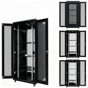 Gabinete de Rede de Piso Premium 18u-47u para Armazenamento Eficiente