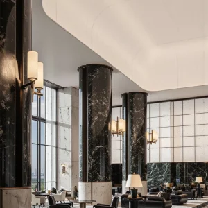 High-Quality Engineered Strand Woven Bamboo Wall Panels Durable for Commercial Interior