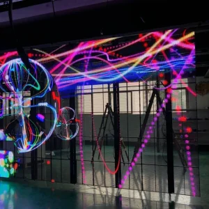 P3.9-7.8mm Indoor Semi-Outdoor High Brightness Advertising LED Transparent LED Screens Transparent Display