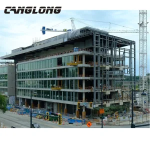 Edifícios residenciais de hotel em estrutura de aço