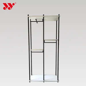 Fashion Double Layers Garment Rack Hanger Display Rack