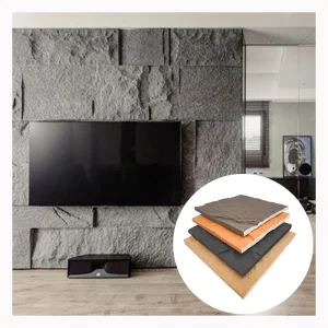 Composite Decorative Wall Cladding PU Mushroom Stone Artificial Culture Stone PU Faux Stone Panels
