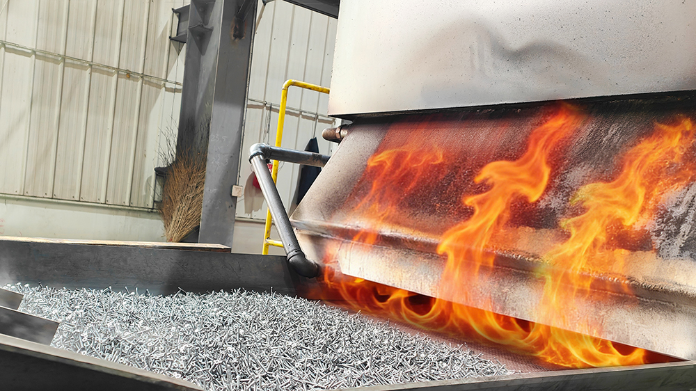Sinsun quenching and tempering process for high-strength fastener production