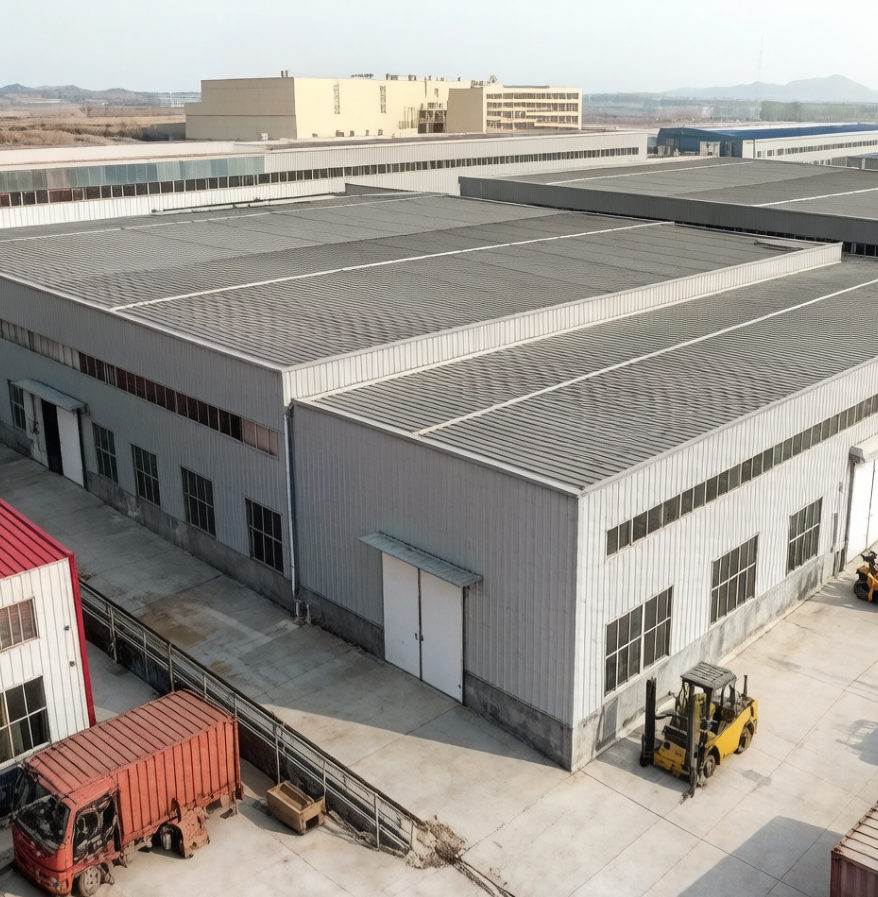 Eco-Friendly Light Steel Structure Factory Building with Solar Energy Integration for Commercial Industrial Use