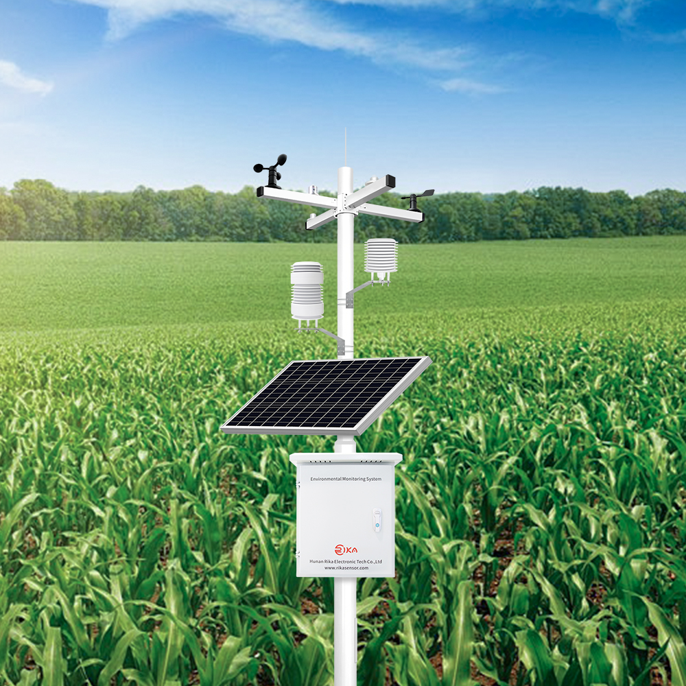 RK900-01 Meteorology Solar Panel Power Supply Remote Upgrade RS485 GSM 3G 4G WIFI Ethernet Weather Station With Outdoor Sensor