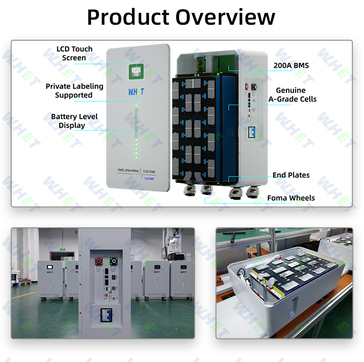 Complete Home Solar System Kit 5kw 10kw 12kw Powerwall Solar Battery Energy System15kwh 20kwh 30kwh 40kwh 48v Lithium Batteries