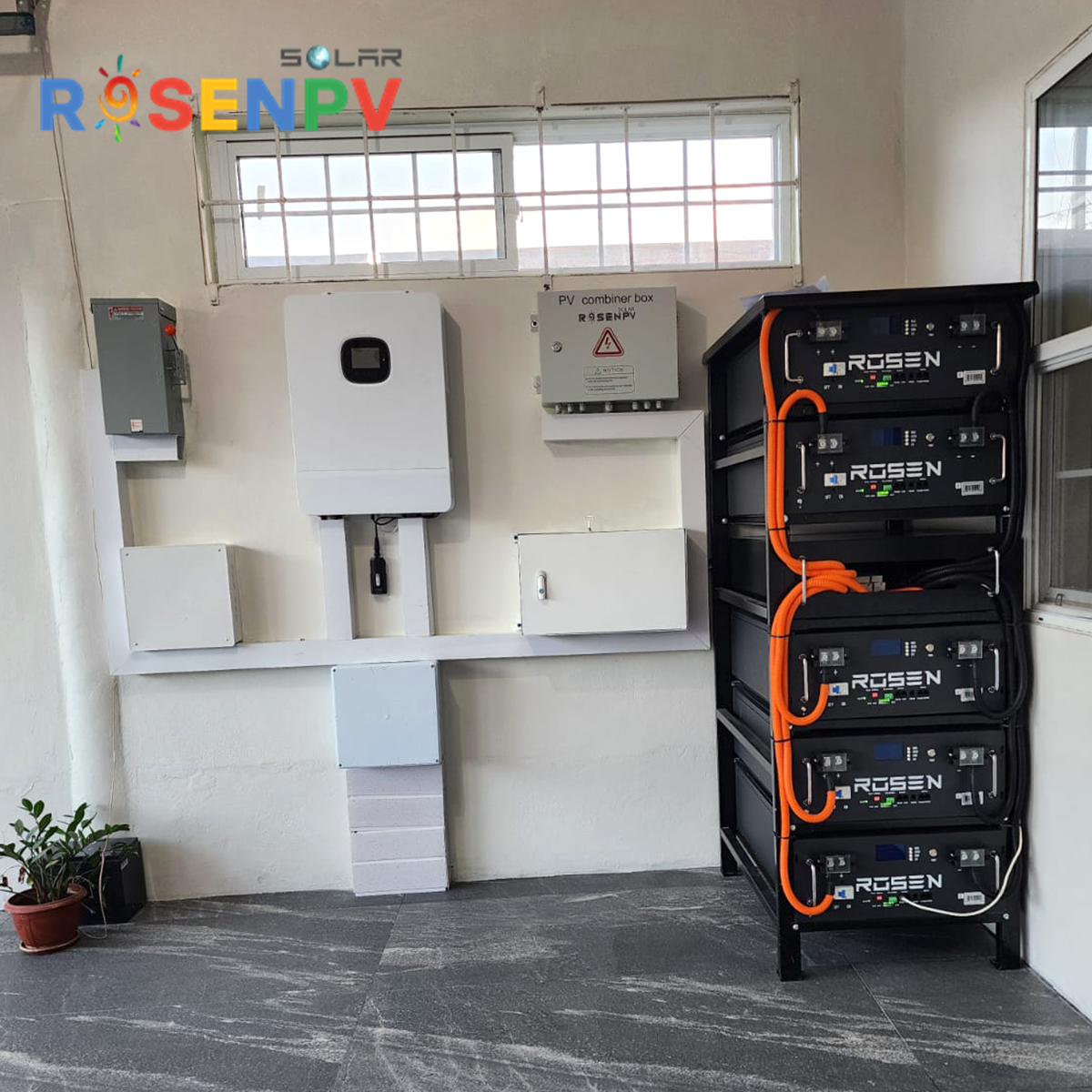 Complete Set Hybrid Energy System 5kW 5000Watts Home Solar Power System Bifacial TOPCon Solar Panels with Solar Mounting System