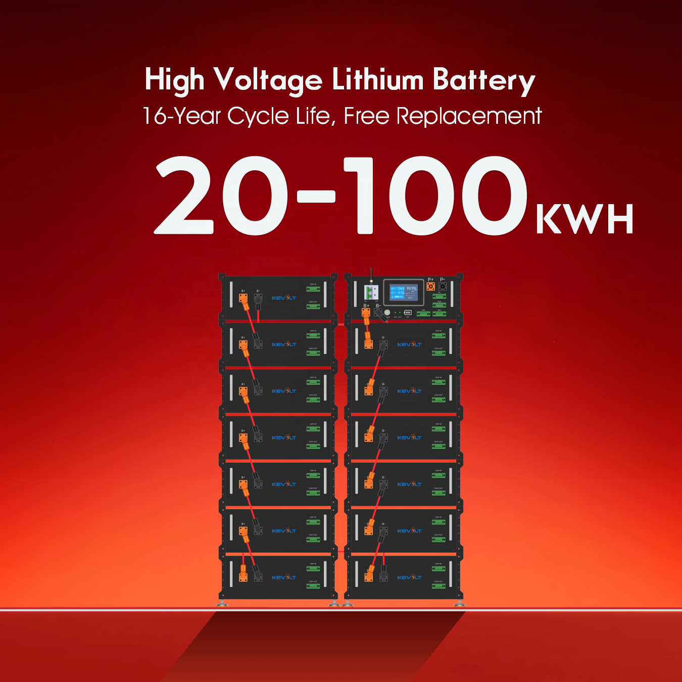 Off Grid Hybrid Solar Panels System With High Voltage Battery and Inverter 30kW 40kW 50kW Solar Energy System