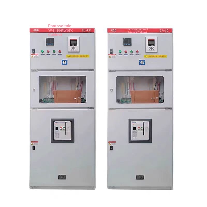 Photovoltaic Grid-Connected Cabinet 100-500KW Low-Voltage IP44 Solar Power Distribution Box 600A Current for Grid-Connected