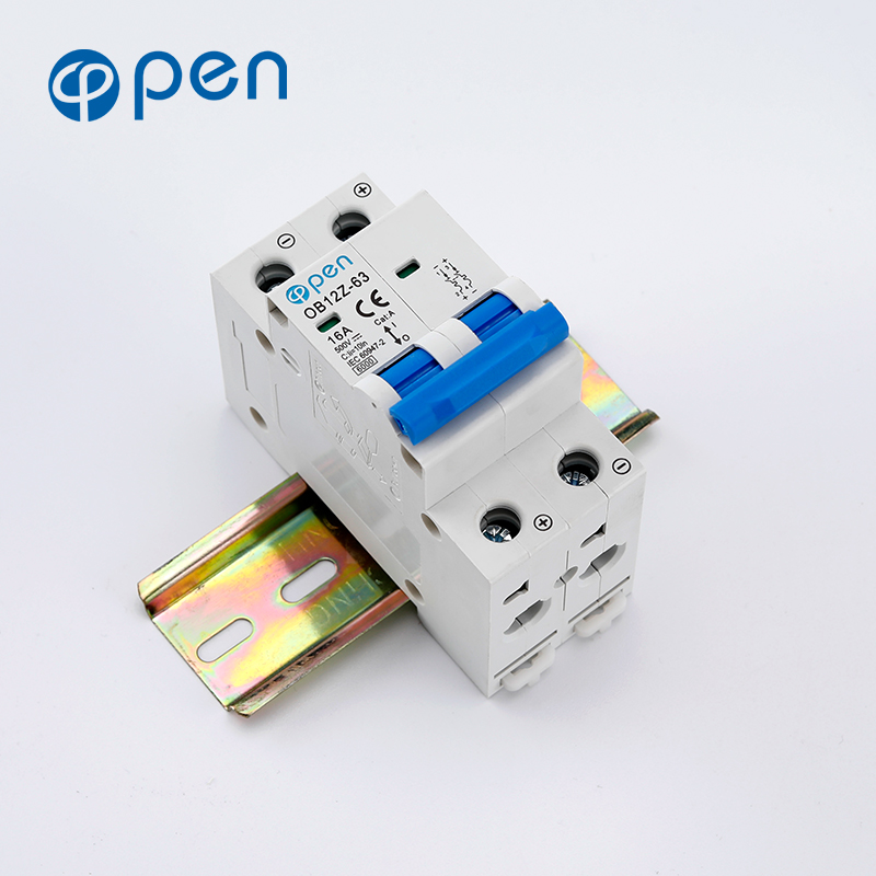 Open Electric 2p Mini MCB 20A 16A 10A 32A 25A 40A 63A 50/60HZ DC MCB Miniature Circuit Breaker For Solar