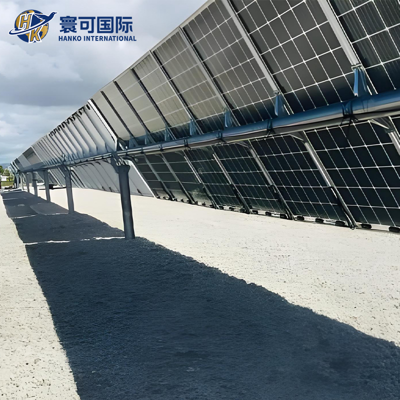 Utility Scale Horizontal Single Axis Solar Tracking Structure Designed For Large Ground Mounted PV Power Plants