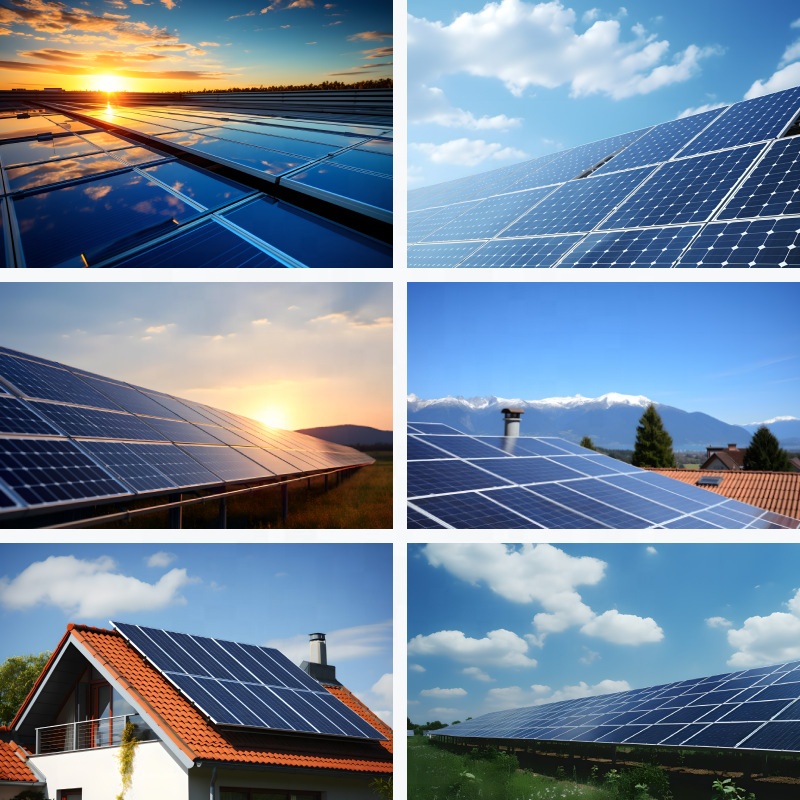 Hot Selling Renewable Energy System Solar Power System with Solar Panel, Inverter, Battery and Mountings