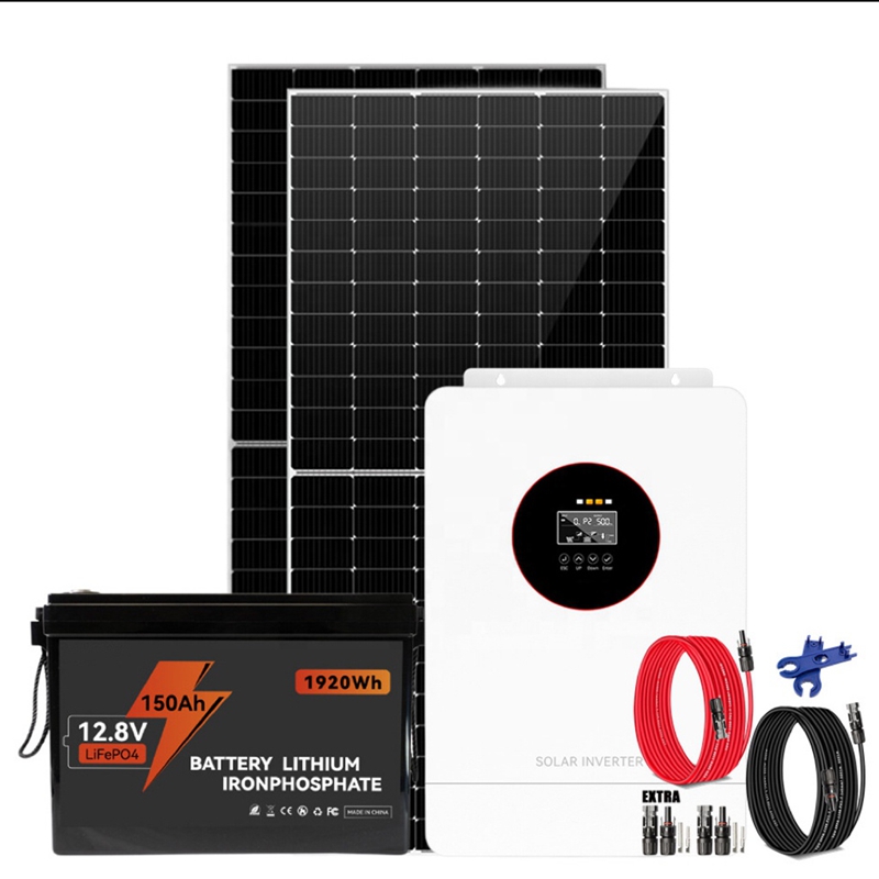 Complete Set Hybrid Solar Energy Storage System 10KW 15Kw Off Grid Hybrid Solar Energy Power System Kit for Home