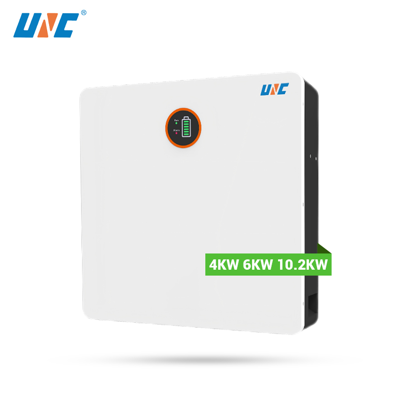 Home Solar Hybrid Split System 6kWh Wall-Mounted Backup Power Storage LiFePO4 Battery Smart BMS CAN Communication 5-Year
