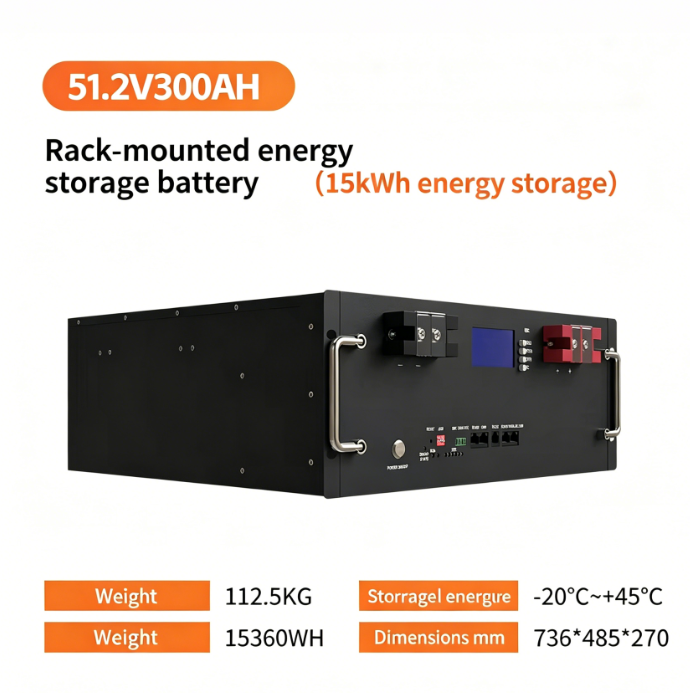 OEM 6.2kW 48V Hybrid Solar System 15kWh Lithium Battery Storage 300Ah LiFePO4 ESS with Smart Automatic Grid Switching Function