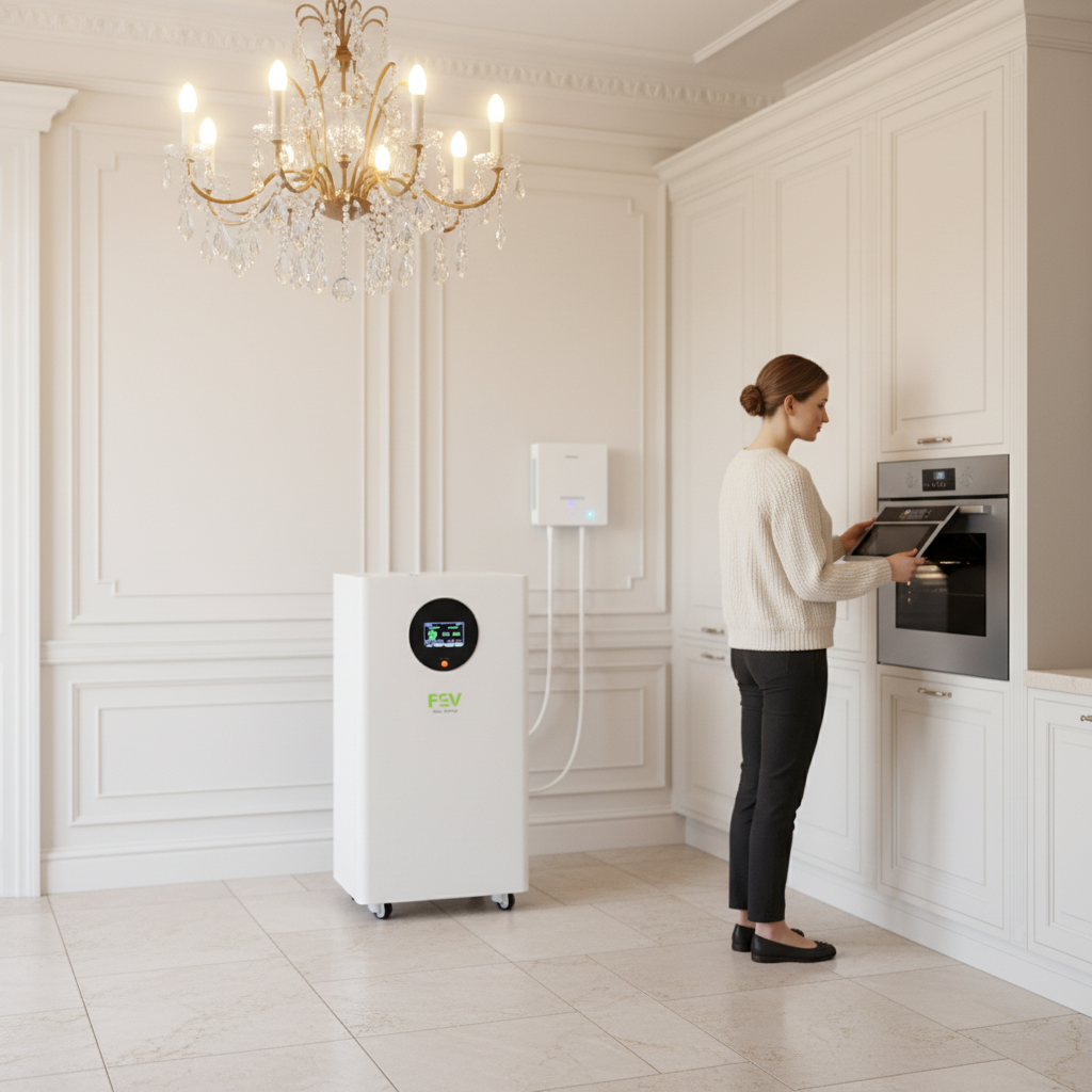 16kWh Intelligent Energy Management LiFePO4 Battery Smart Home Solar System