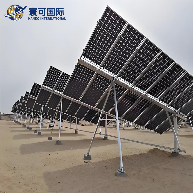 Utility Scale Inclined Solar Tracking System With Stable Operation For Complex Terrain Installations