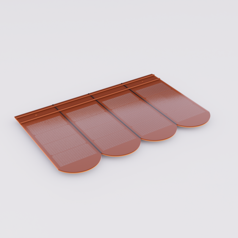 SANGNI Universal Solar BIPV 50W Roof Tiles Energy Efficient Solar Shingle Structure For Residential And Commercial Use