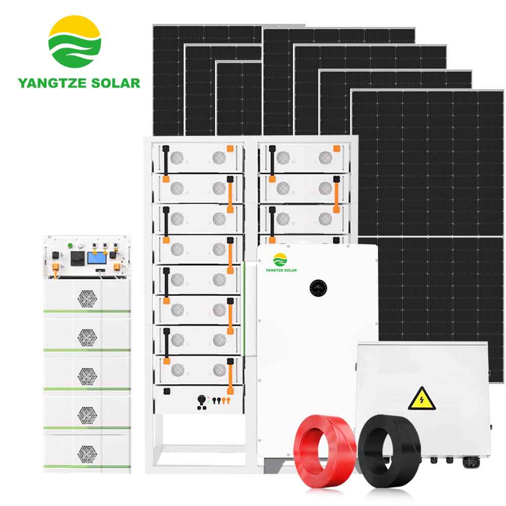 Renewable Energy 5kw Hybrid Home Solar Panel System with Battery Charger
