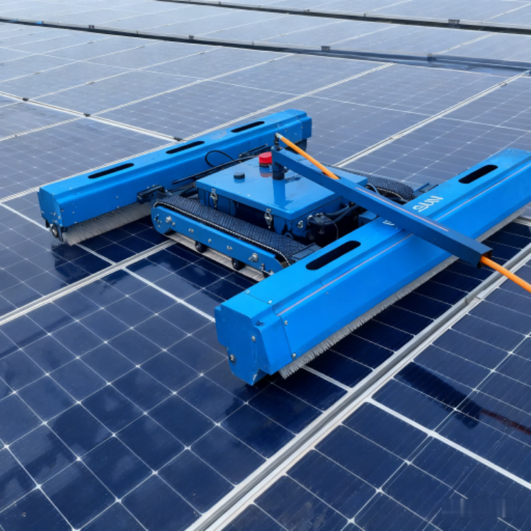 High Efficiency Photovoltaic Cleaning Solution Solar Panel Cleaning Robot
