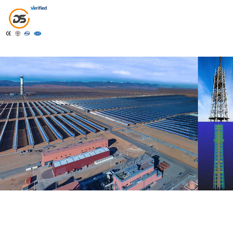 Custom Steel Structure Solar Power Tower for Energy Industry Projects