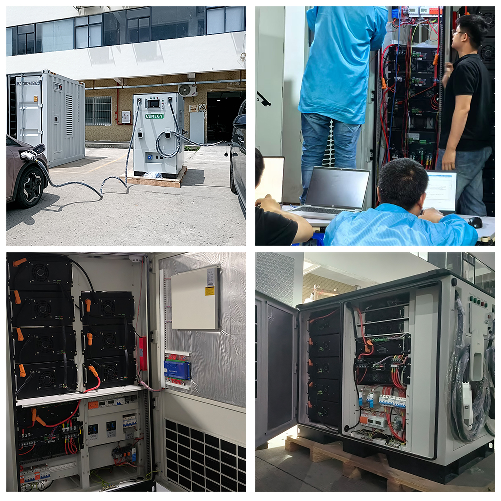AINEGY Commercial Energy Storage System with EV Charger Lithium Battery Solar Integration Manufacturer