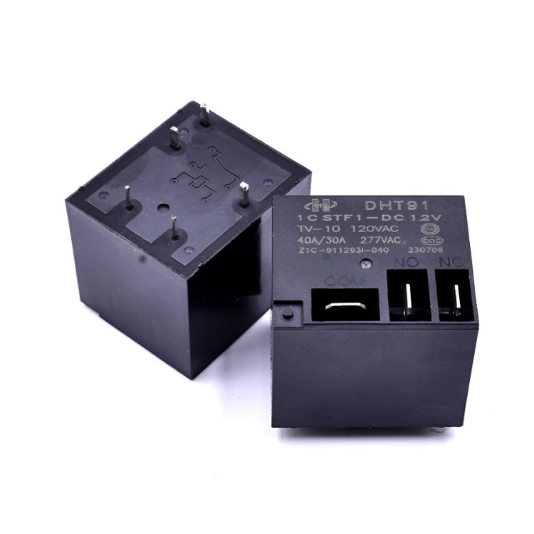 DHT91-1CSTF1-DC5V T91 CQC TUV RoHS TV-10 40A 2HP Quick Connect Power Relay Smart Home Appliances Photovoltaic Power System