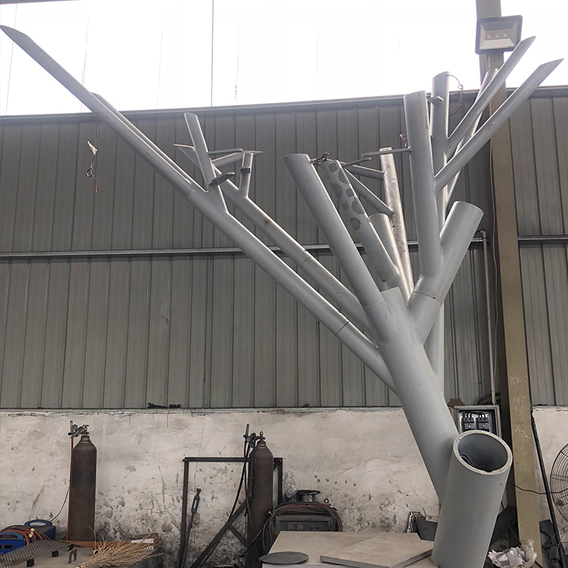 Renewable Energy Solar Powered Palm Trees Environmental Protection Solar Panel Tree