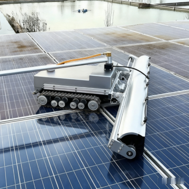 High Efficiency Photovoltaic Cleaning Solution Solar Panel Cleaning Robot