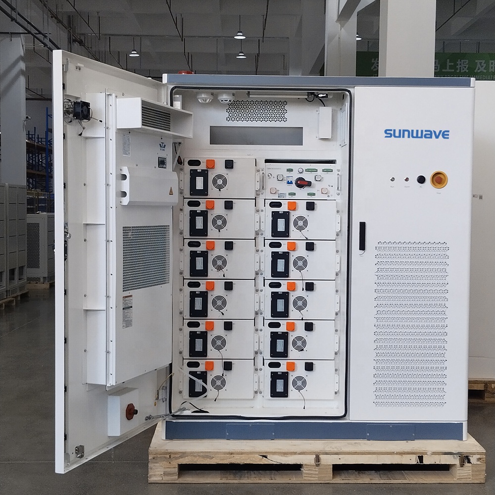 High Voltage 100kWh Outdoor Cabinet Commercial &amp; Industrial Solar Energy Storage System Home Microgrid &amp; Solar Integration