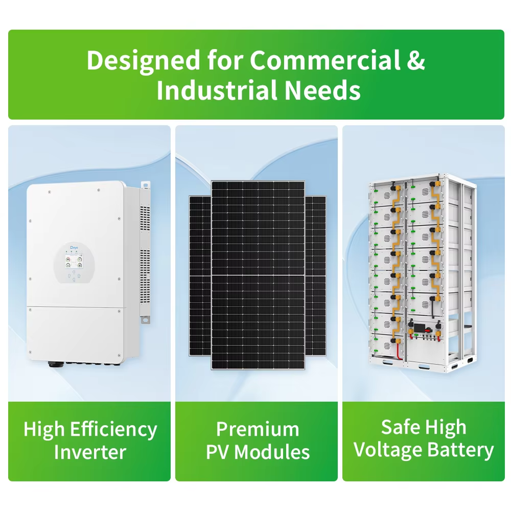 Sunpal Hybrid Solar Energy System 100kW 100Kva 100 Kva 500kW Commercial Solar Power System Hybrid with Storage Set