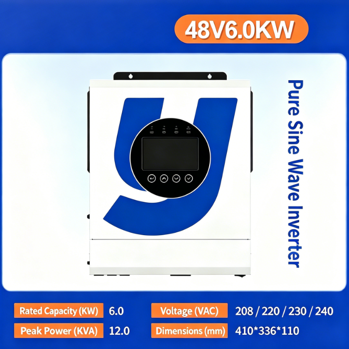 OEM 6.2kW 48V Hybrid Solar System 15kWh Lithium Battery Storage 300Ah LiFePO4 ESS with Smart Automatic Grid Switching Function