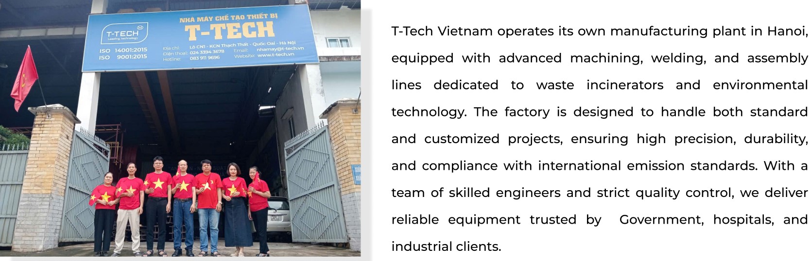 T-Tech Vietnam CNC-500T Municipal Waste Disposal to Energy Infrastructure Project Waste to Energy Investment in Vietnam