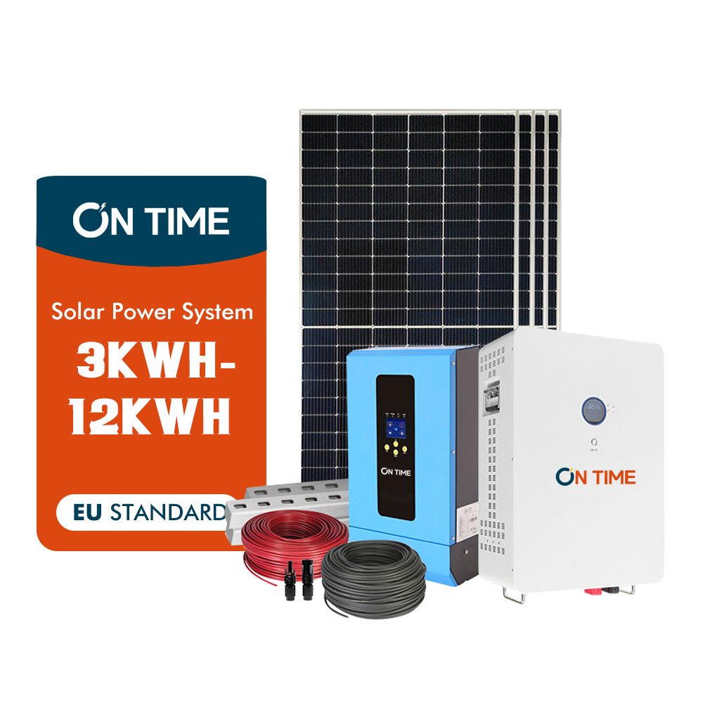 Residential All-In-One Hybrid Solar Power System 3KW to 10KW Photovoltaic Solar Energy System with Batteries Kits