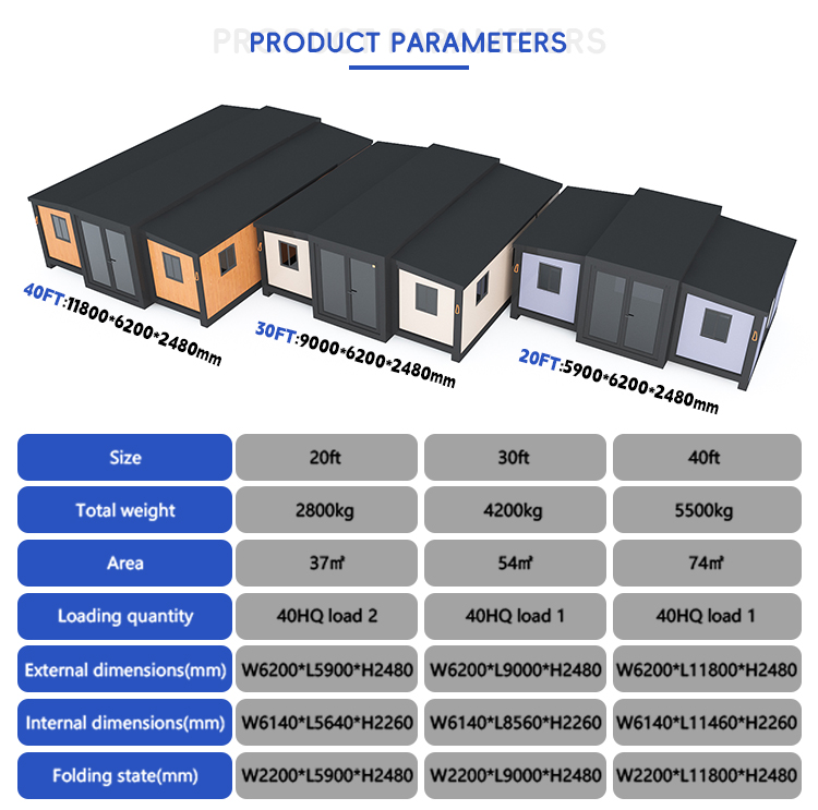 Expandable Container House Mini Mobile Homes Casa Prefabricada Prefab Houses Modern Luxury Modular Home Garden House Outdoor