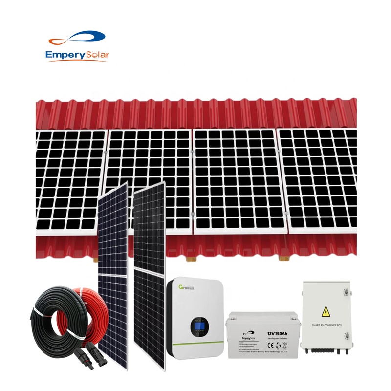 10 kW Home Off-Grid PV Solar Energy System Renewable Energy Clean Energy