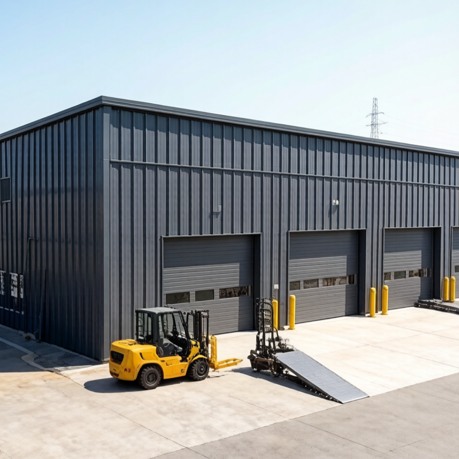 Eco-Friendly Light Steel Structure Factory Building with Solar Energy Integration for Commercial Industrial Use