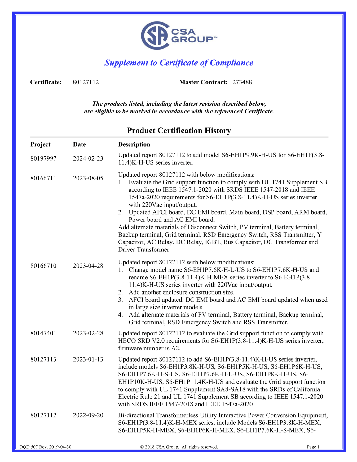 Certification 2