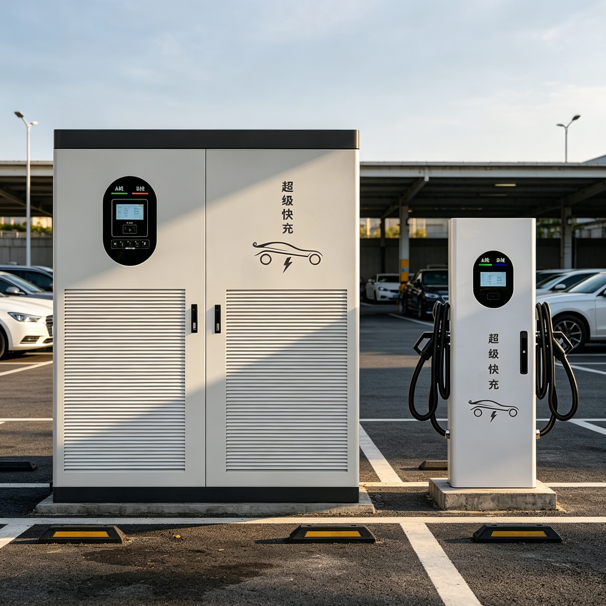 Advanced Yugong 60KW Wall-Mounted EV Charging Station with Type 2 Cable Solar Integration Engine &amp; Motor 1 Year Warranty